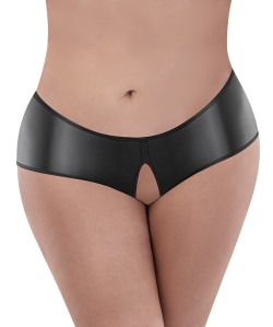 Exposed - Liquid Onyx Split Back Boy Short - MSB302