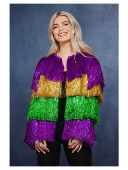 Fever Tinsel Mardi Gras Jacket - FV74006X