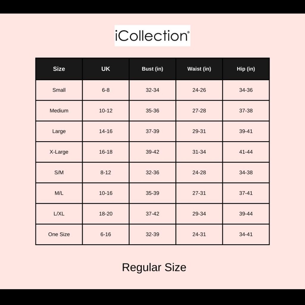 Size Charts – Wholesale Lingerie